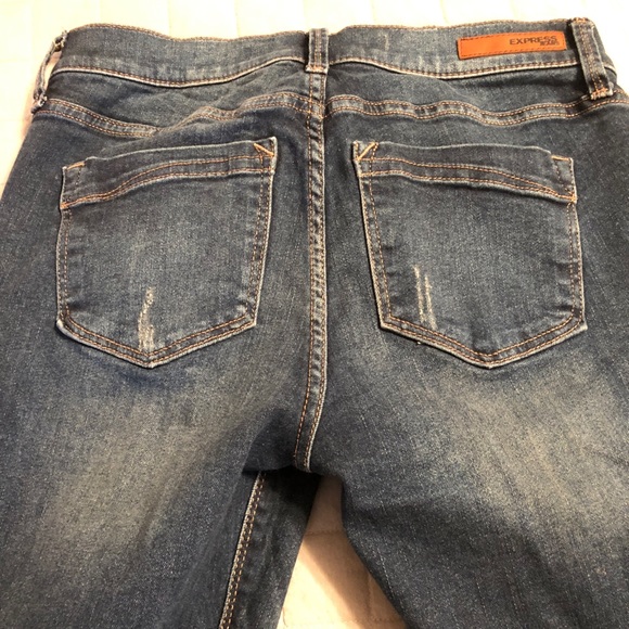 Express Super Skinny Jeans 8 regular NWOT - Picture 1 of 3